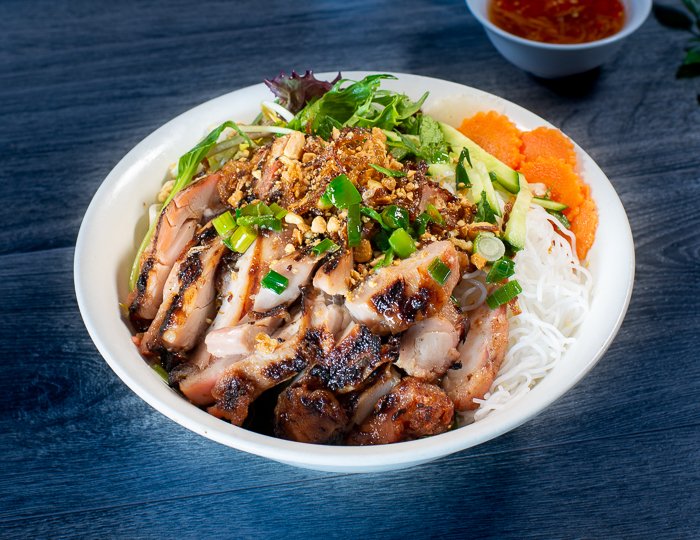 Dish 83: Flame-Grilled Chicken with Vermicelli & Salad