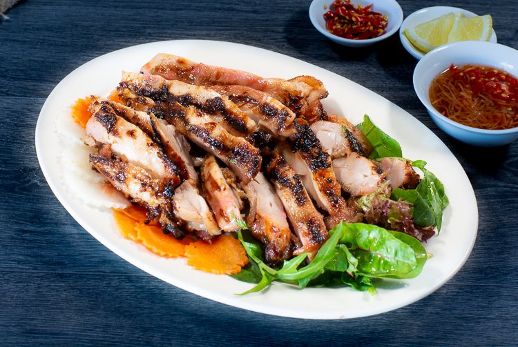 Dish 222: Flame-Grilled Chicken with Mixed Salad