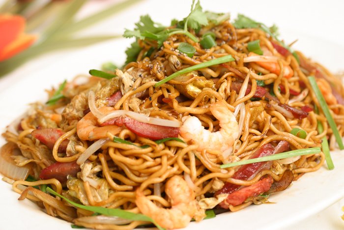 Dish 180: Hoa Tran (Mauritian) Fried Egg Noodles (Smoky, Prawn & Pork)