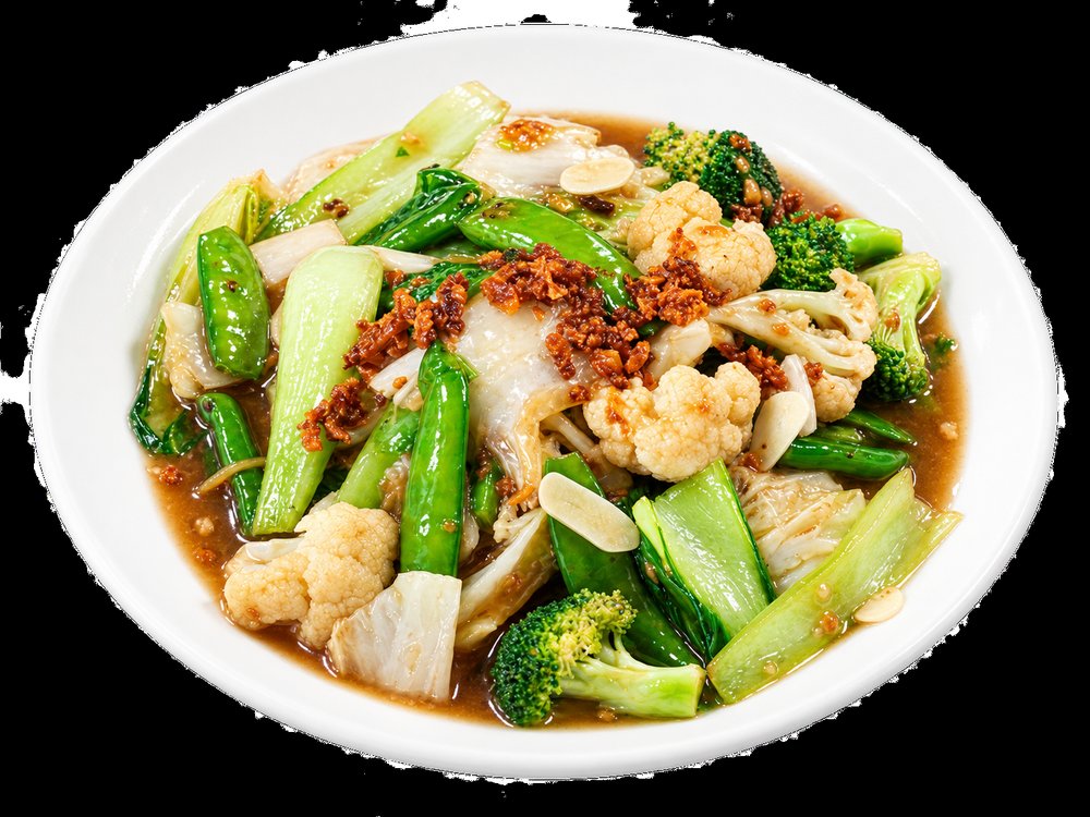 Dish 301: Stir-Fried Mixed Vegetables with Garlic or Oyster Sauce