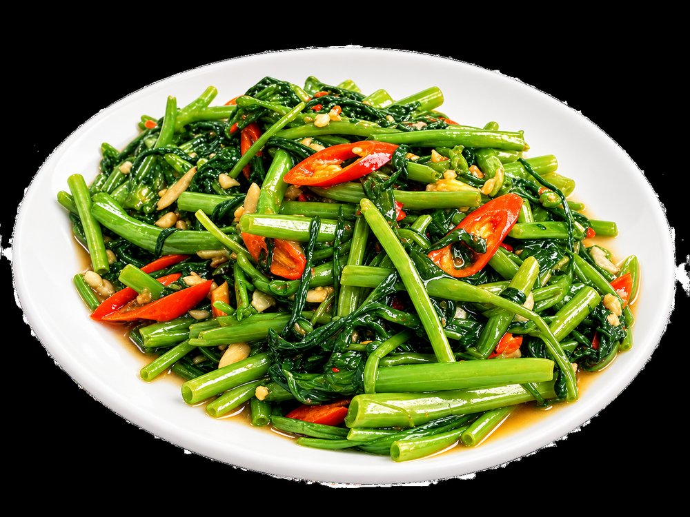 Dish 309: Stir-Fried Water Spinach/Kangkong with Chili & Garlic