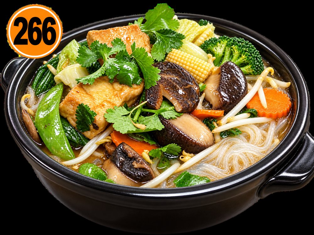 Dish 266: Vegetarian & Bean Thread Hot Pot