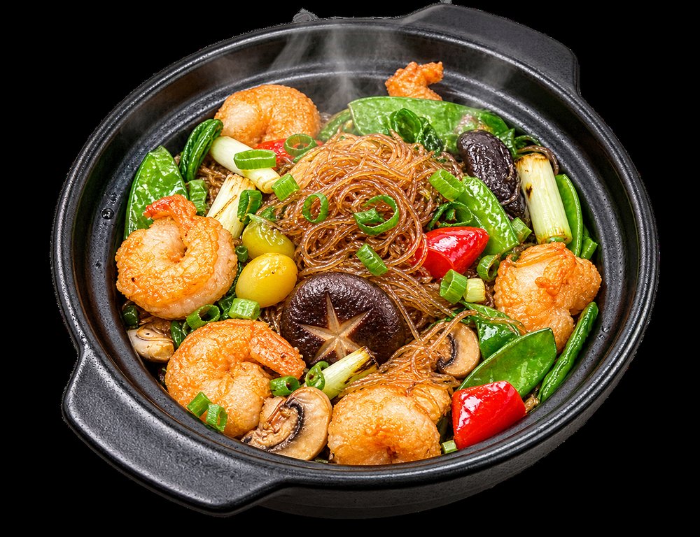 Dish 264: Prawn & Bean Thread Hot Pot