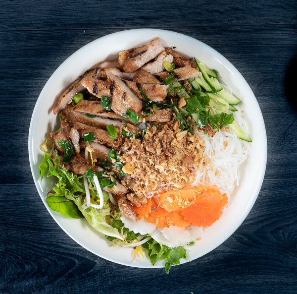 Dish 81: Flame-Grilled Pork with Vermicelli & Salad