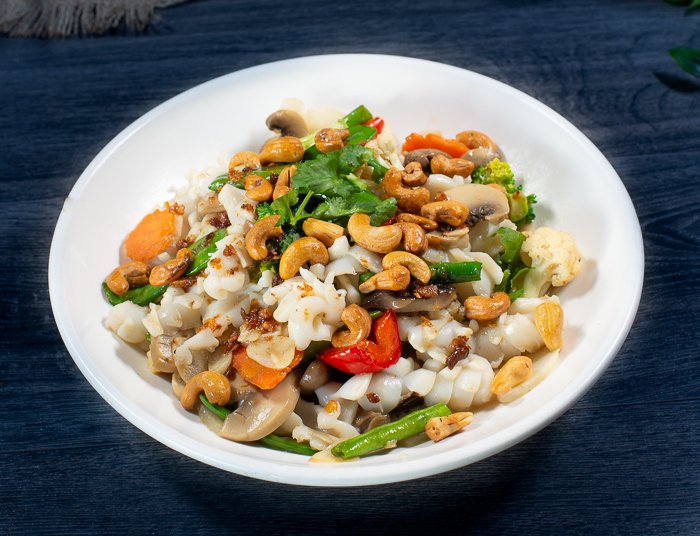 Dish 237: Prawn, Squid, Fish or Scallop Stir-Fried with Cashew Nuts & Vegetables