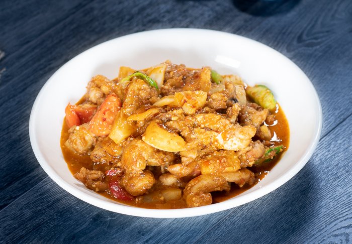 Dish 201: Beef, Chicken or Pork Stir-Fried with Satay Sauce & Vegetables