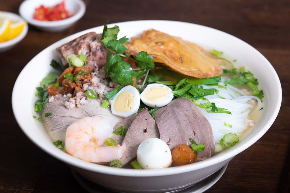 Dish 122: Egg or Rice Noodle Soup Cambodian Style (Contains Pork Offal)