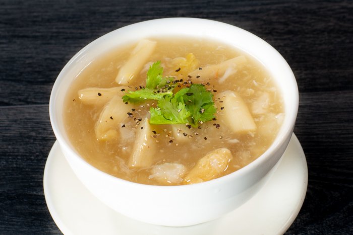 Dish 27: Crab Meat & Bamboo Shoot Soup