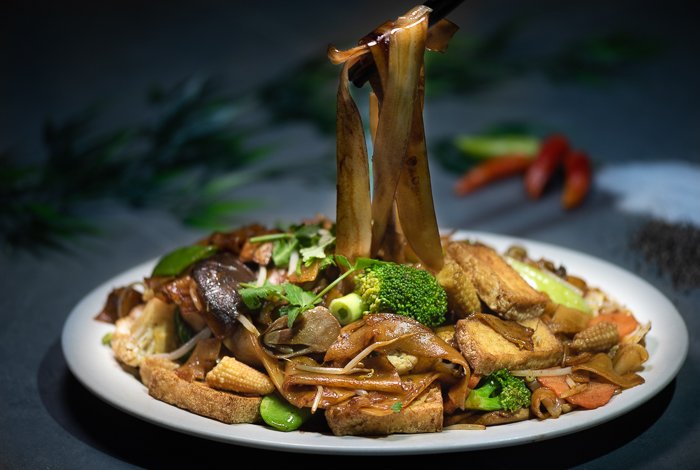 Dish 183: Vegetarian Fried Egg or Rice Noodles (Smoky)