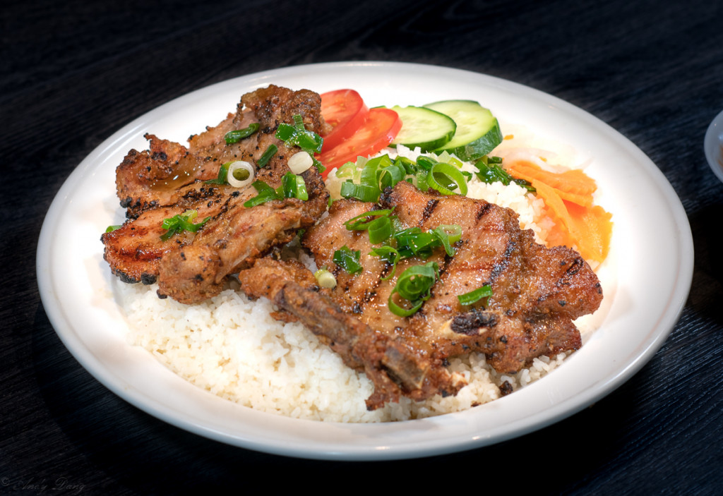 Double Pork Chop Broken Rice Hoa Tran